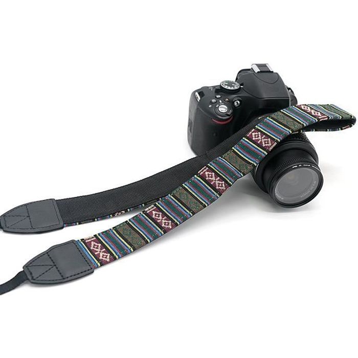Sangle Cou Pour Appareil Photo Enfant - Lot De 2 - Ajustable Jusqu'à 120 Cm - Compatible Fujifilm Mini Et IPad