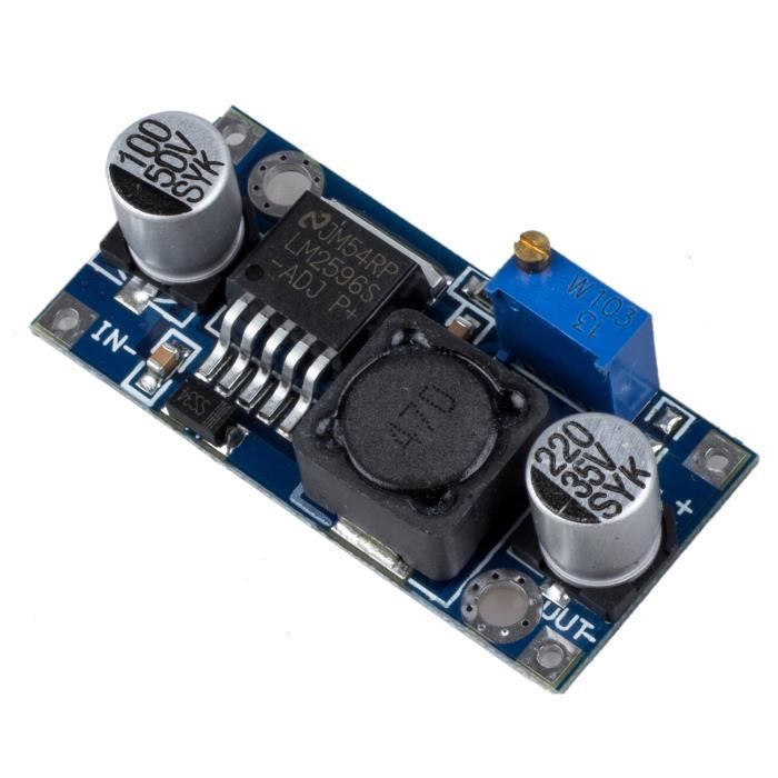 Bleu XL4016E1 Module dalimentation convertisseur de Conversion abaisseur DC-DC 4V-40V R/églable R/égulateur de Tension de Pneu Buck Puissance maximale 8A
