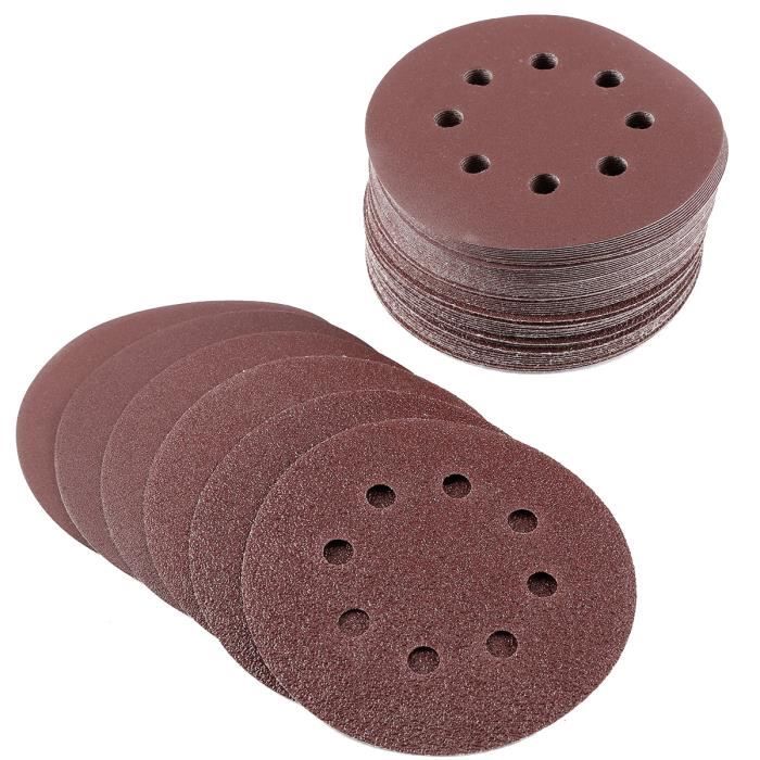 6/" Disques ponçage 600-grain 6-trous crochet et boucle ponceuse 15Pcs