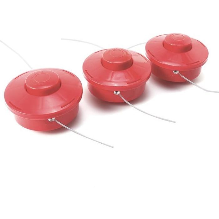 3x Tête Débrousailleuse Universelle Tondeuse à Gazon Nylon Fil+ 2.4mm Corde - vue 2