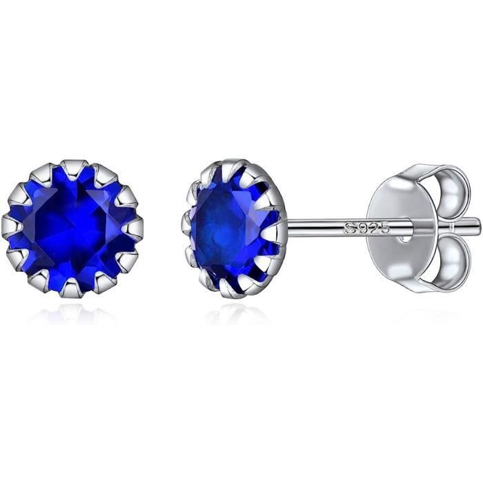 Boucles d'oreilles clous en argent plaqué - France Boucles d'oreilles clous en argent plaqué - France