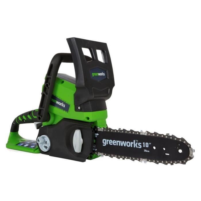 Tronconneuse Greenworks 24v 25 Cm Sans Batterie Ni Chargeur G24cs25 Achat Vente Tronconneuse Greenworks Tools Tronconneuse Cdiscount