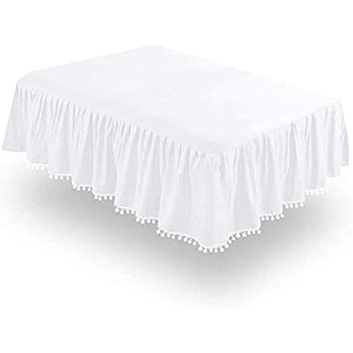 Jupe De Lit A Volants Enfants Cache Sommier Enveloppantes Ensemble De Couvrelit Bebe Avec Goutte De 36cm Pour La Decoration D 112 Cdiscount Maison