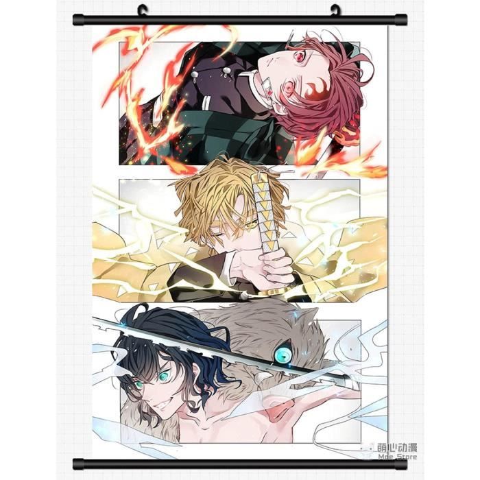 Posters Anime Demon Slayer Color 3d Poster kakemono peintures art mural de  d233filement pour les d233corations 224 la maison-60 5507 - Cdiscount Maison