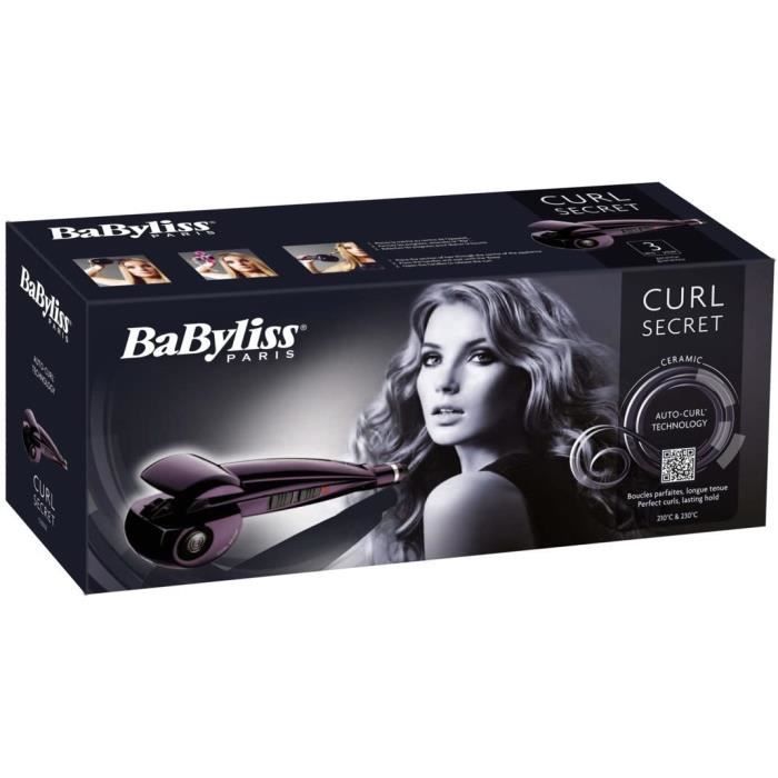 Fers à boucler BabyLiss C1000E Curl Secret - Boucleur automatique - Arrêt automatique - 230°C