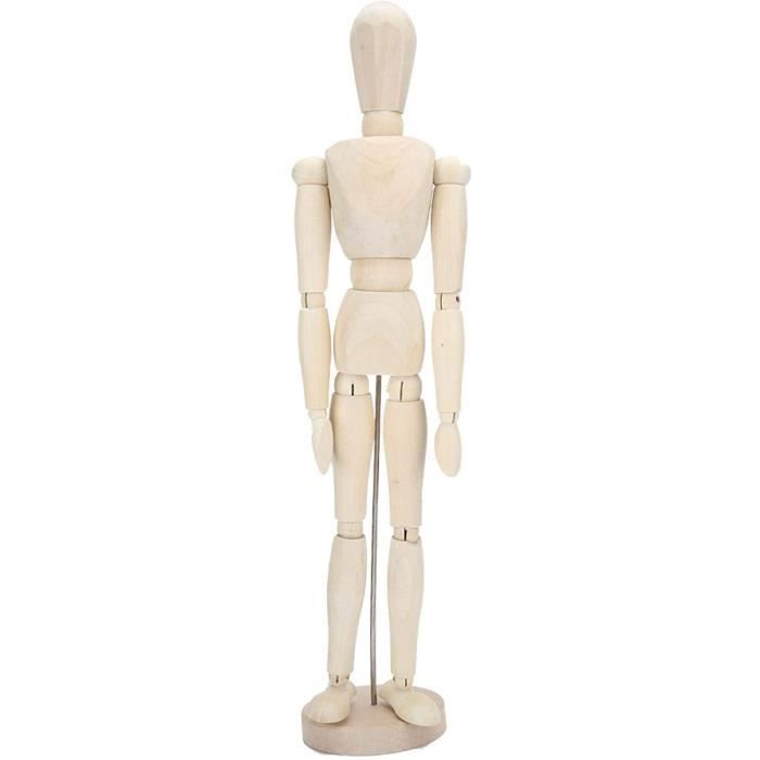 Mannequin D'artiste En Bois De 8 Pouces, Modèle De Mannequin De Dessin D'artiste En Bois Pour Dessiner des Croquis, Peinture D'artistes, Mannequin En