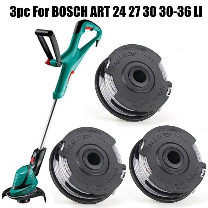 Bobines De Fil Pour Coupe-Bordure Titan 18V – Lot De 4 – 2,5 M De Longueur, Diamètre 1,5 Mm – Alimentation Automatique