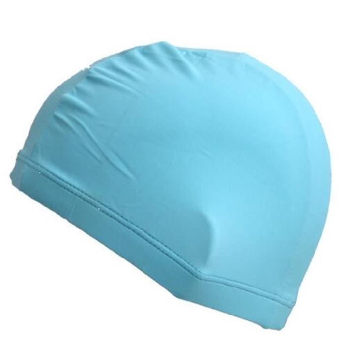 Bonnet de bain plissé pour femme - Bonnet de bain élastique pour adulte