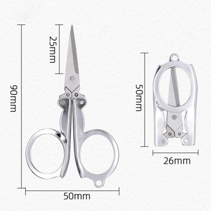 Lot De 6 Petits Ciseaux Pointus - Pour Couture, Broderie, Premiers Secours - Neuf