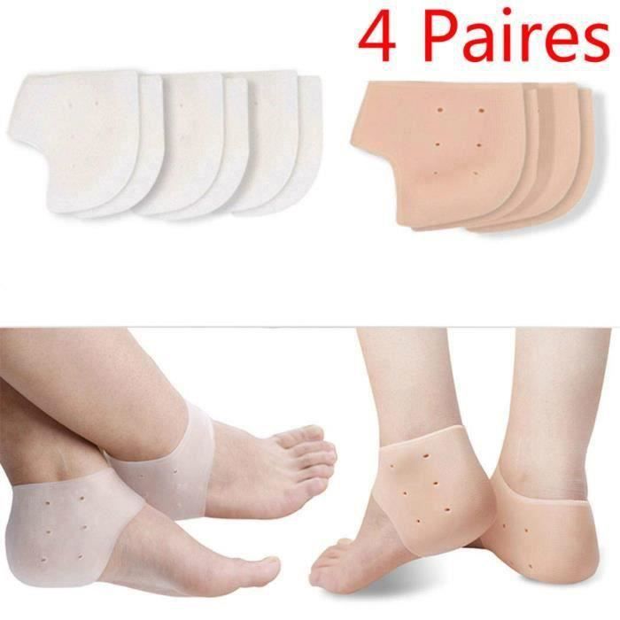 Manches De Talon En Silicone, Chaussette De Talon En Gel Silicone