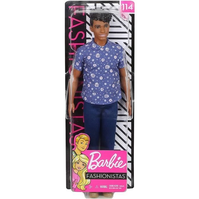 Ken barbie brun hot sale