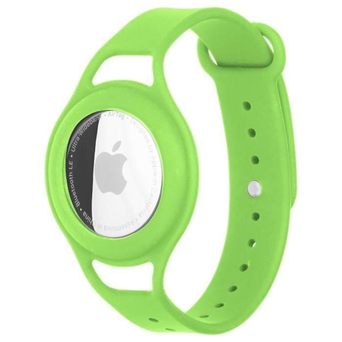 Bracelet AirTag Silicone Soft touch Special Enfant Case Mate vert citron  Vert , - Achat/vente montre - Cdiscount
