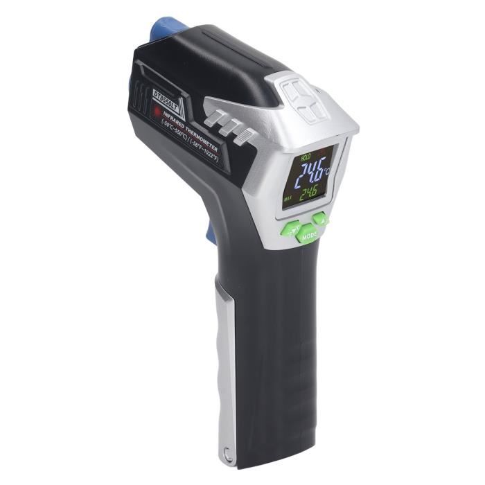 Thermomètre à Vin Cikonielf - Bracelet LCD Acier Inoxydable, Pour Vins Rouges Et Blancs