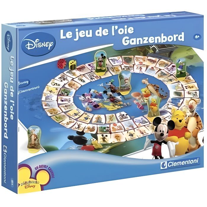 Jeu de l'oie Disney - CLEMENTONI - 66273 - Pour enfants à partir de 6 ans - Multicolore