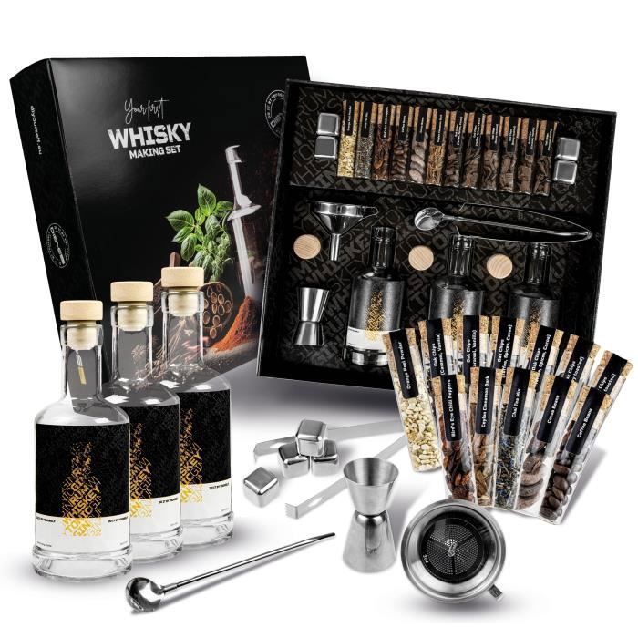 DIBYS Ensemble DIY pour faire du whisky avec des pices et des accessoires  de bar cadeau pour papa - Cdiscount Au quotidien