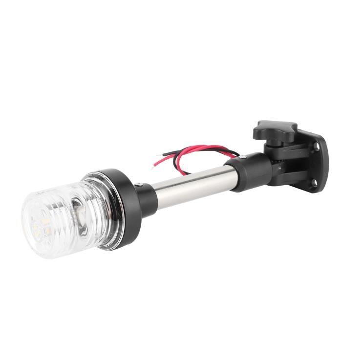 Feu De Navigation LED Tricolore Pour Bateau – Ancre Lumineuse Rouge/vert/blanc, 12V, étanche IP68, Acier Inoxydable