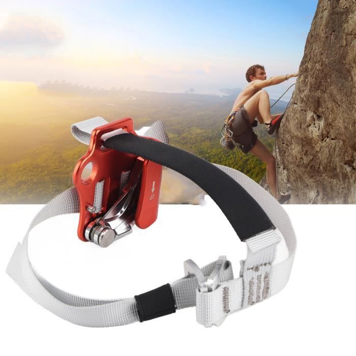 Ascendeur Pied Escalade - Gauche Ou Droit - Alliage Aluminium/Magnésium - Pour Alpinisme & Secours