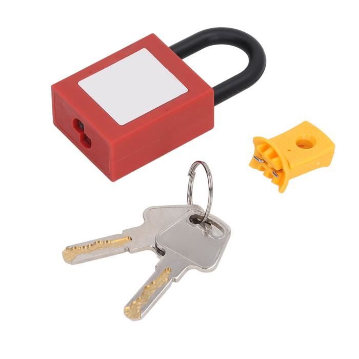 Barillet avec clé plate pour verrouillage des commandes motorisées