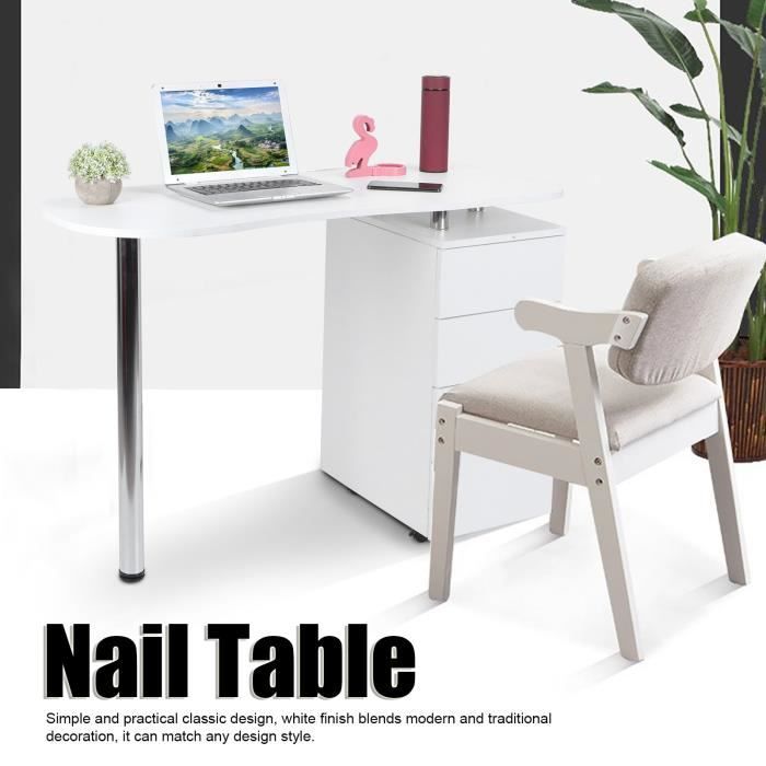 Table à ongles équipement d'art d'ongle table de manucure Design classique  simple et pratique -BOT - Cdiscount Au quotidien