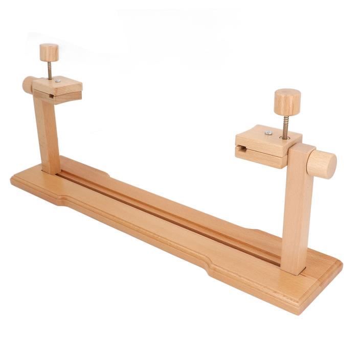 JasCherry Support de Broderie, Support de point de croix, Cerceau Broderie en Bois, Cadre de Broderie en Bois, Point De Croix Cadre, Cerceaux Réglables en Bois pour Travaux Manuels, Couture