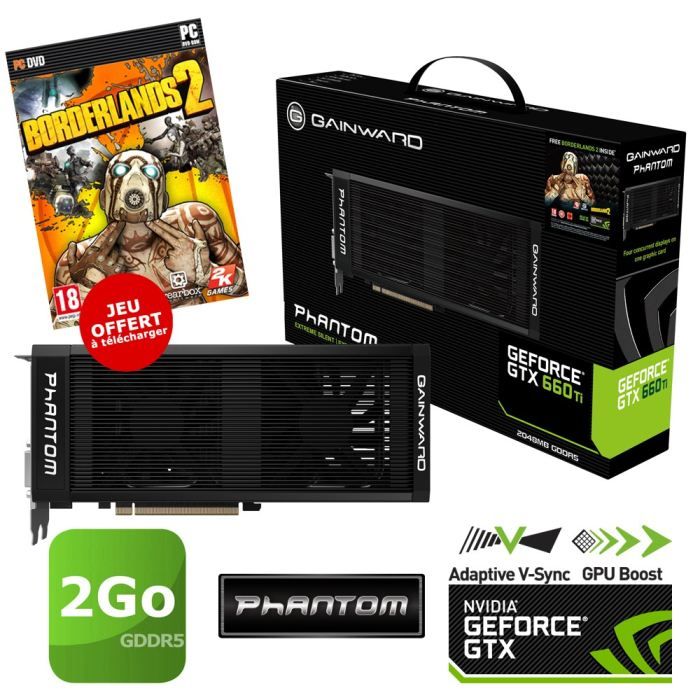 Gainward GTX660 Ti 2Go GDDR5 Phantom Cdiscount Informatique
