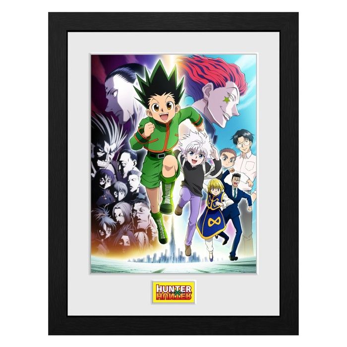 Huairen Hunter X Hunter Keyart Poster Sur Toile Avec Dessin Anime En Train De Courir 20 X 30 Cm Tableaux Tucsi Cuisine Et Maison