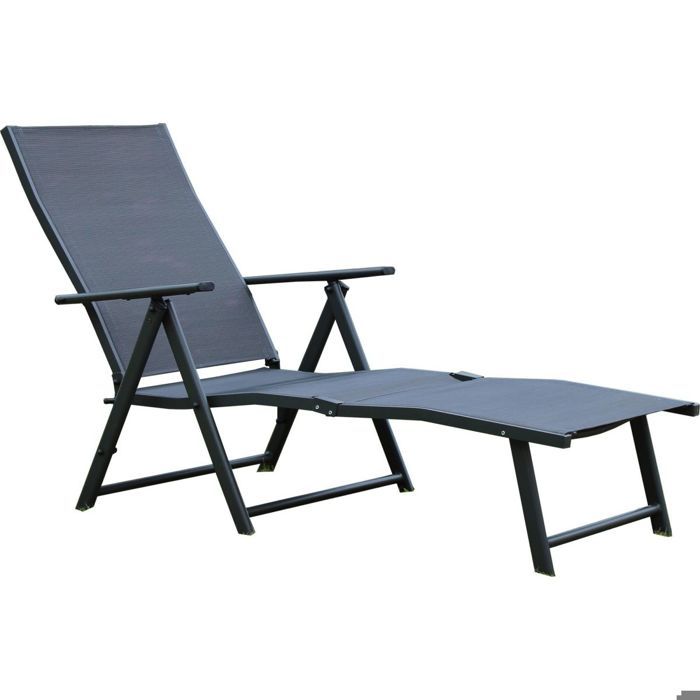 Bain de soleil pliable aluminium Tumbona Cama