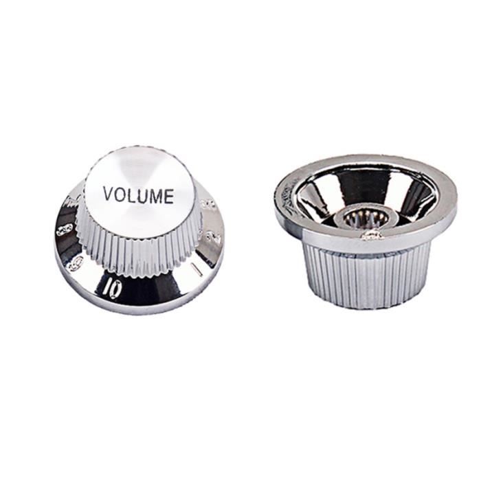 10 Boutons Volume Aluminium Argent – Roue 30x17mm, Pour Ampli, DIY Audio, Arbre D