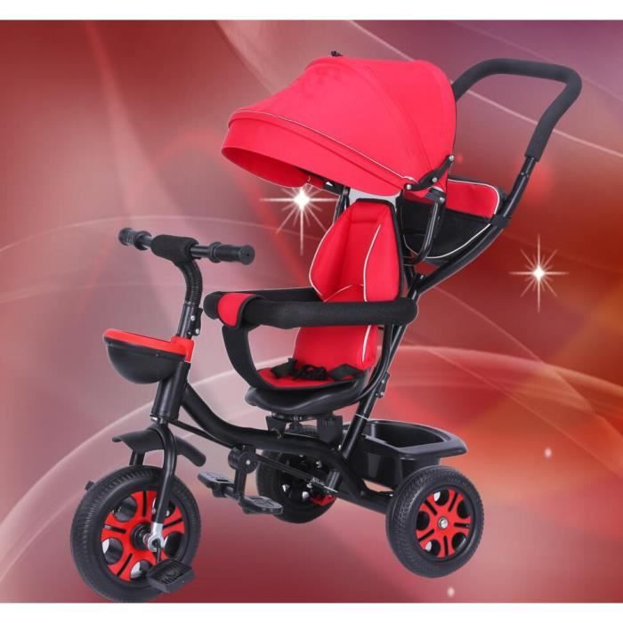 Tricycle évolutif enfant/bébé mixte IZTOSS - Rouge - 3 roues - de