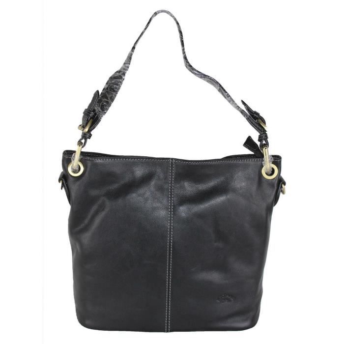 Katana Sac Voyage Cuir Noir - Qualité Accessible - Lucky Bag