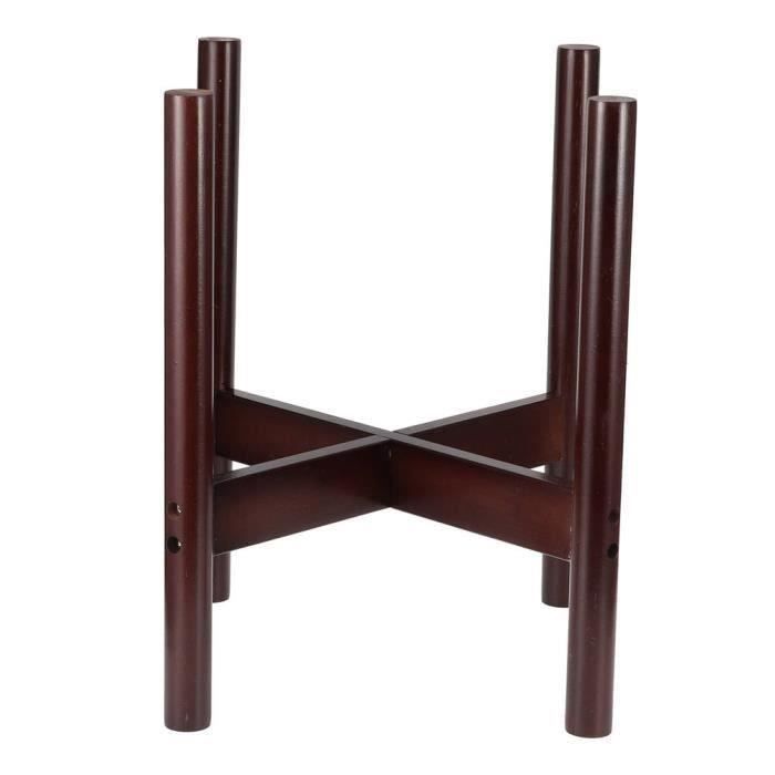 Support De Pot En Bambou Naturel – Jusqu’à 16 Cm – Design épuré – Facile à Assembler