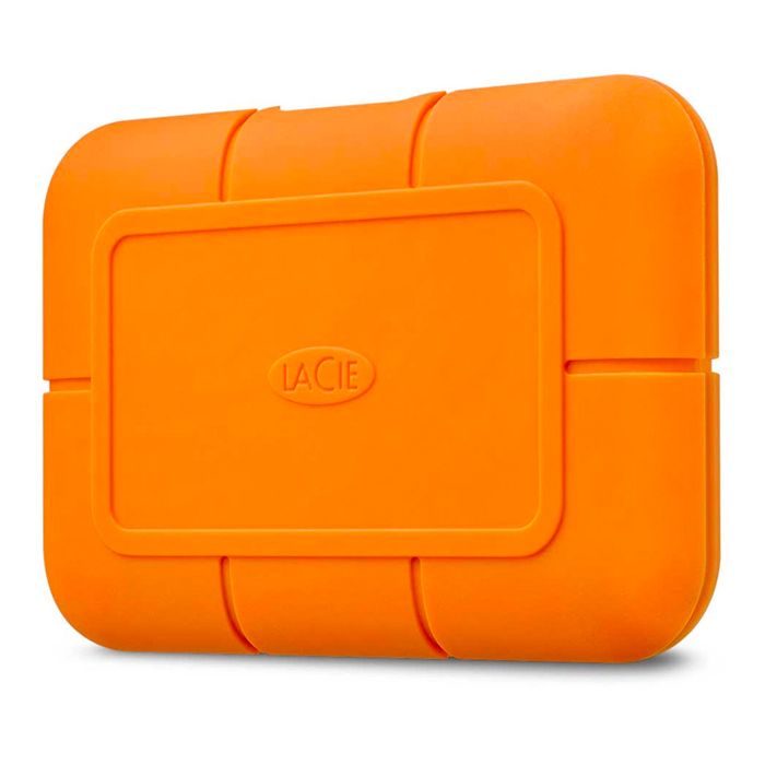 Disque SSD LaCie Rugged USB-C - 2 To - Orange - Imperméable - Antipoussière - Robuste