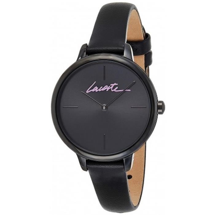 Montre lacoste shop noir femme