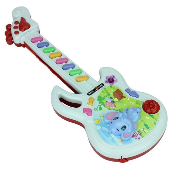 Guitare enfant, guitare electrique enfant avec microphone, instrument de  musiqueguitares pour enfants de 3+ ans - Cdiscount Instruments de musique