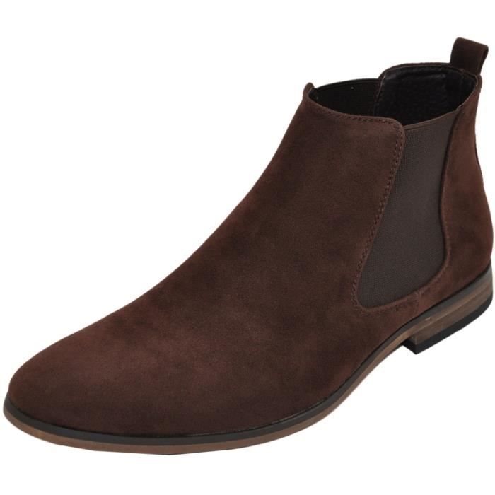 chelsea boots nubuck homme