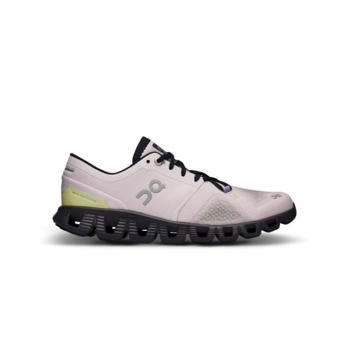 chaussures running cloud x 3 - on running - rose - femme