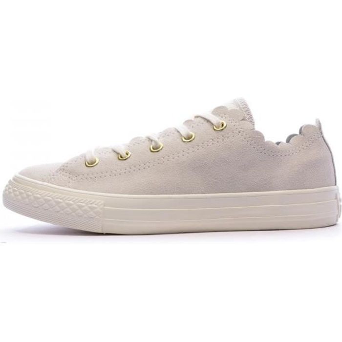 converse basse beige femme
