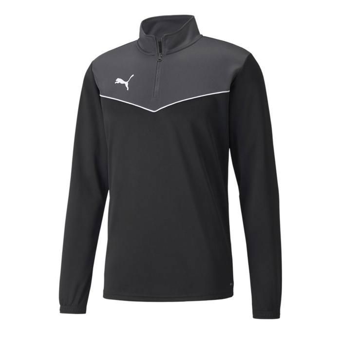 Maillot de Football manches longues 1/4 zip - PUMA - INDRISE - Polyester - Homme - Noir