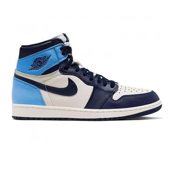 Baskets Airs Jordan 1 Mid SE Chaussures de basket Pas Cher pour Homme Femme  Noir Bleu Blanc Noir bleu blanc - Cdiscount Chaussures
