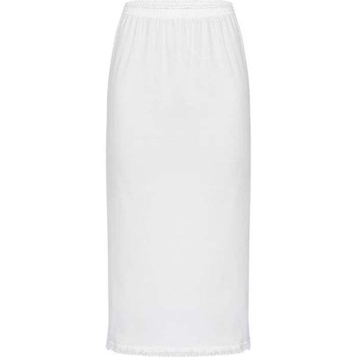 YIZYIF Femme Jupon sous Robe Jupe Sculptante Fond de Jupe Lingerie Sous-vêtement Type B Blanc