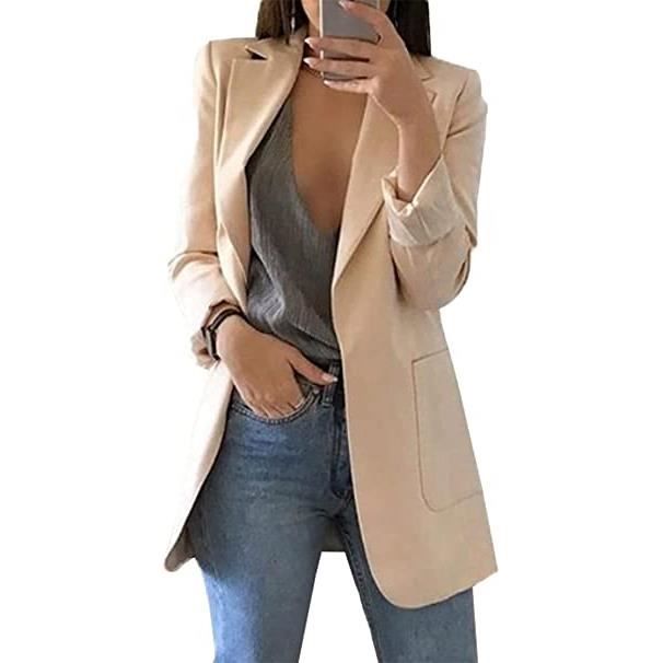 Blazer Femme Onsoyours - Style Bureau Élégant - Veste Cintrée Manches Longues - Polyester - Taille EU