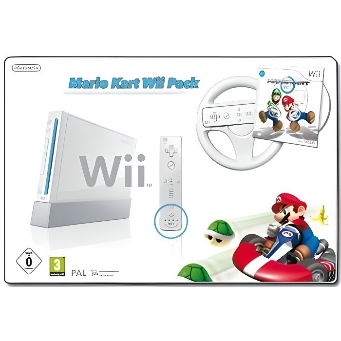 Nintendo Wii - Mario Kart Wii Pack - console de j…