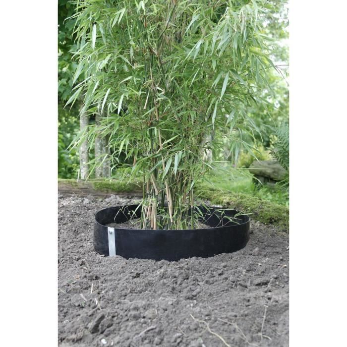 Bamboogrowers Barrière De Rhizome Anti-Racine 2mm Épaisseur - Hauteur 70cm Longueur 13m Pour Contrôler Les Bambous