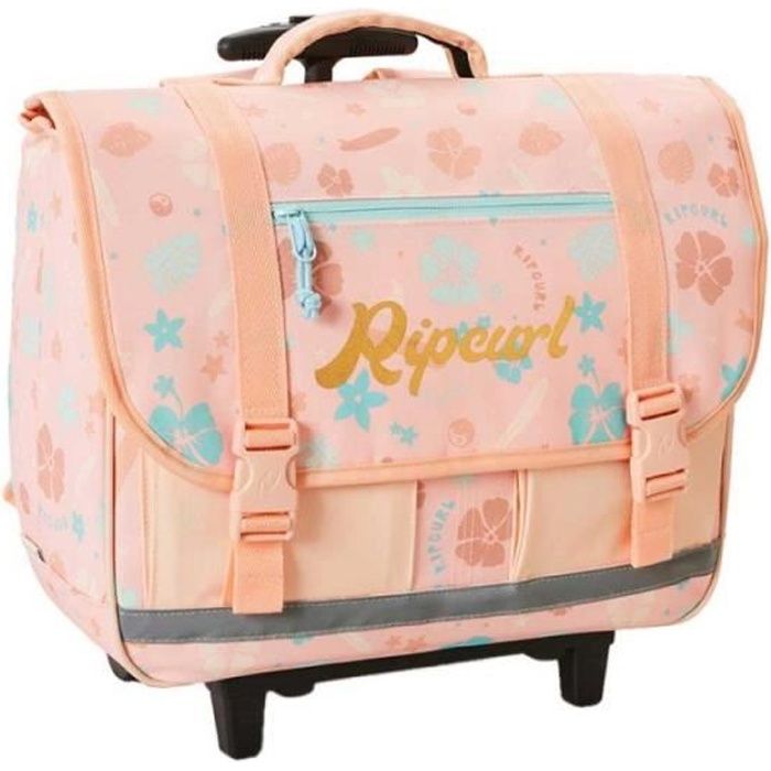 rip curl - cartable à roulettes fille 38cm "seaside breeze" - 10709