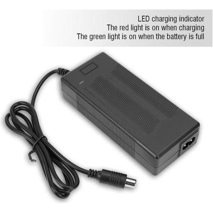 Chargeurs de Batterie de Trottinette 36V 42V 2A Li-ION Li-Poly Lithium