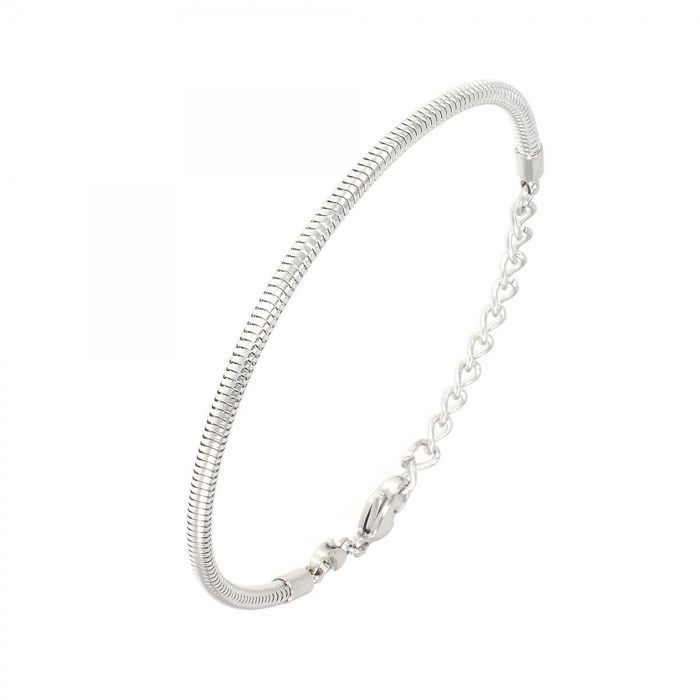 Bracelet - So Charm - Acier inoxydable - 15 cm - Charms perles - Femme Bracelet - So Charm - Acier inoxydable - 15 cm - Charms perles - Femme