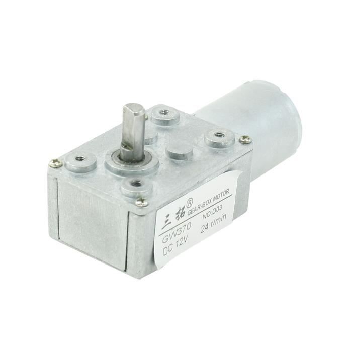 DC 12/ V 120rpm R/éducteur de vitesse /électrique /à Couple /élev/é Gear Box Moteur