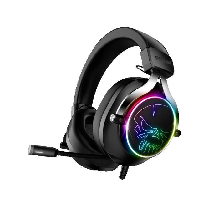 SPIRIT OF GAMER – XPERT H600 - Casque Gaming USB PC Son 7.1 Virtual Surround - LED RGB - Compatible Multiplateformes dont PS5