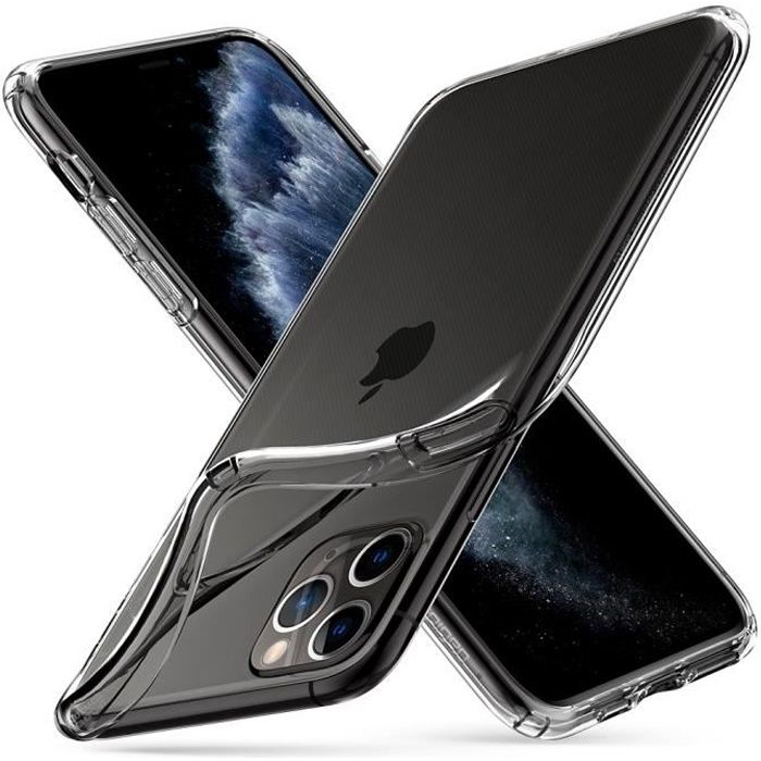 Spigen Coque iPhone 11 Pro Max [Liquid Crystal] Transparente, TPU