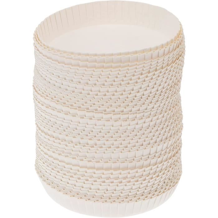 UTHCLO - 100 Couvercles Jetables Pour Gobelets Café 7,5 Cm - Pratique Pour Café, Hôtel, Salon De Thé